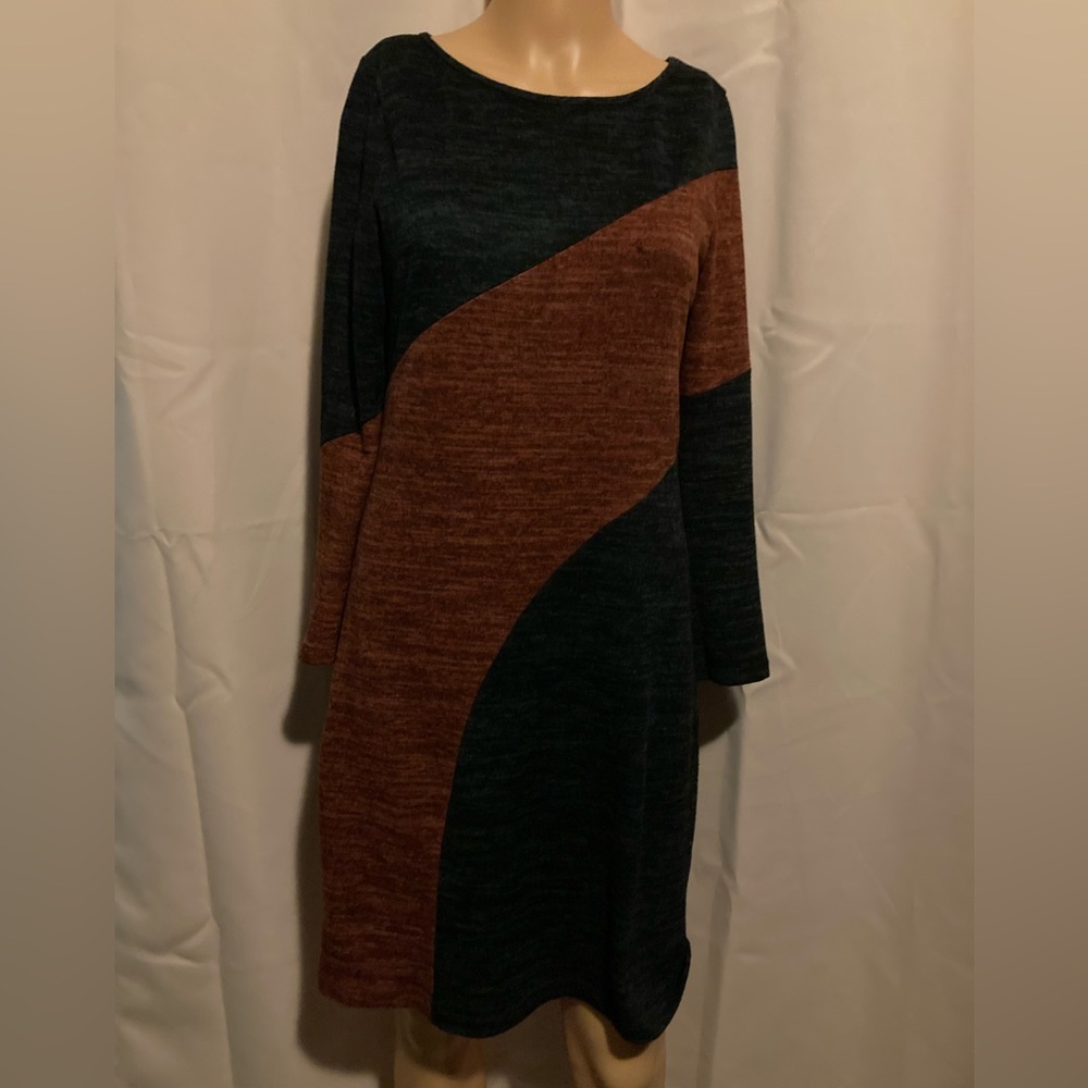 Elegant Colorblock Dress